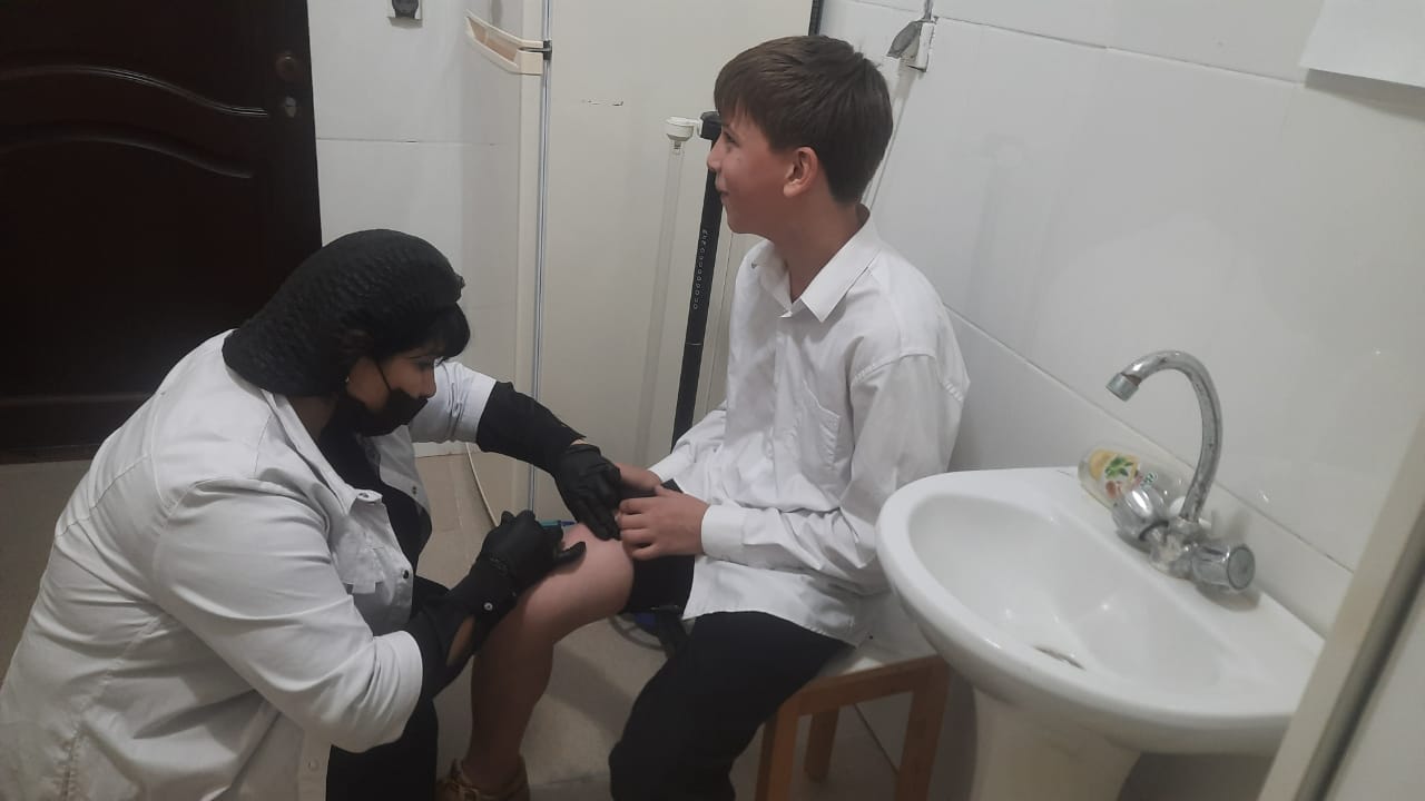 Вакцинация воспитанников детского дома от полиомиелита